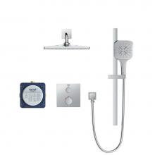 Grohe Canada 1030690000 - Rainshower GrohTherm 2-Handle Thermostatic Dual Function Shower Kit