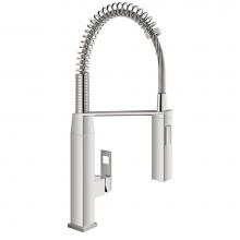 Grohe Canada 31401000 - Single Handle Semi Pro Dual Spray Kitchen Faucet 66 L min 175 gpm