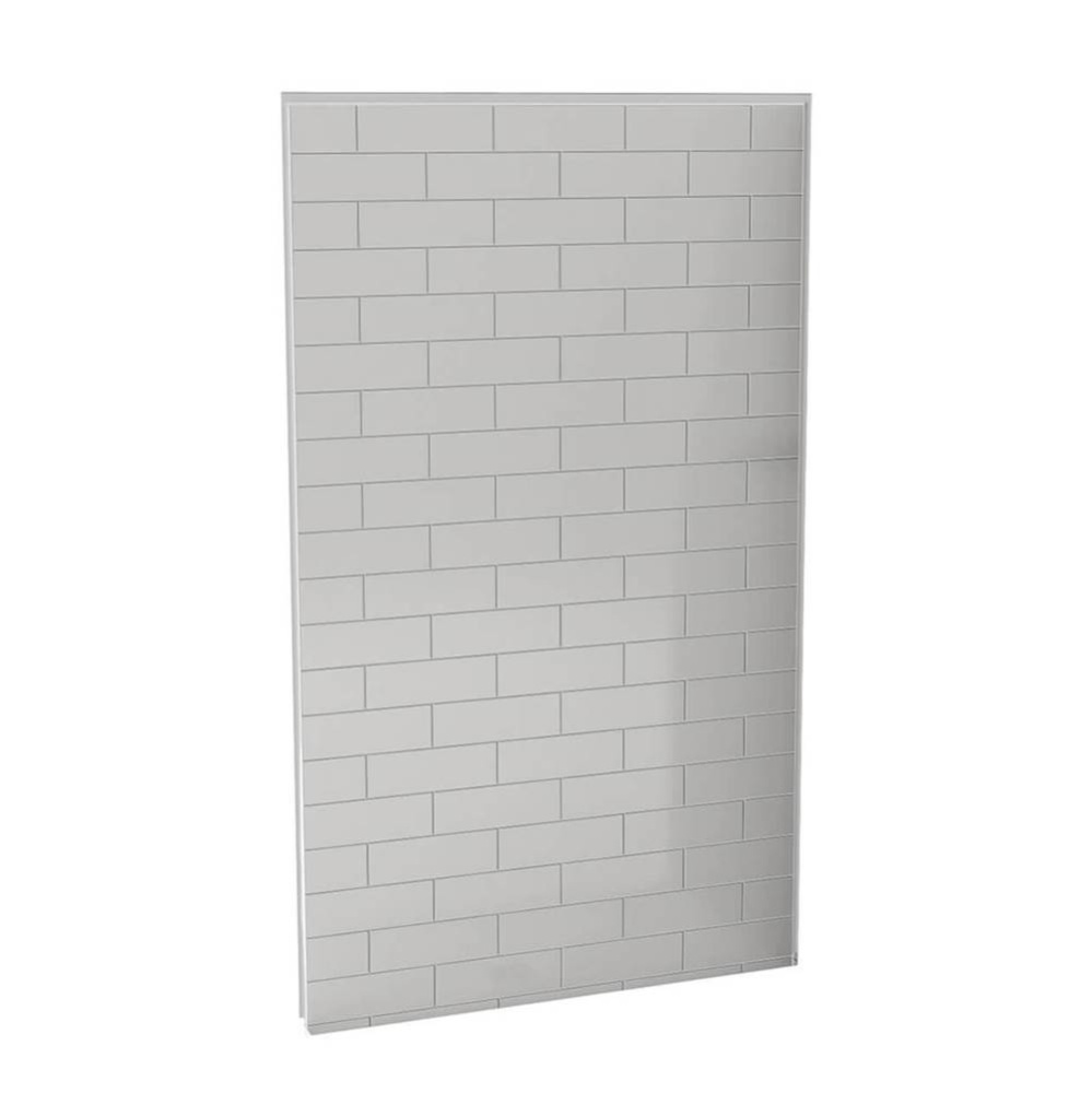 Utile 48 in. Composite Direct-to-Stud Back Wall in Metro Soft Grey