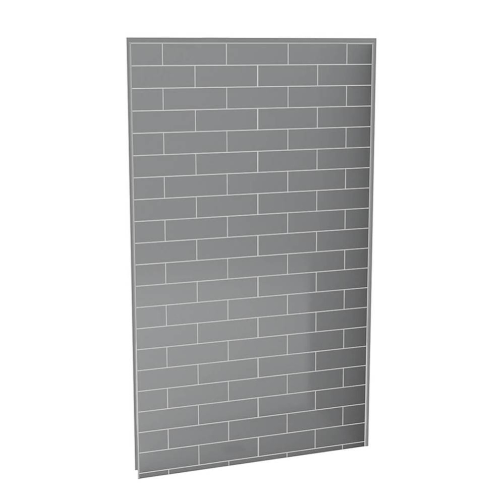 Utile 48 in. Composite Direct-to-Stud Back Wall in Metro Ash Grey