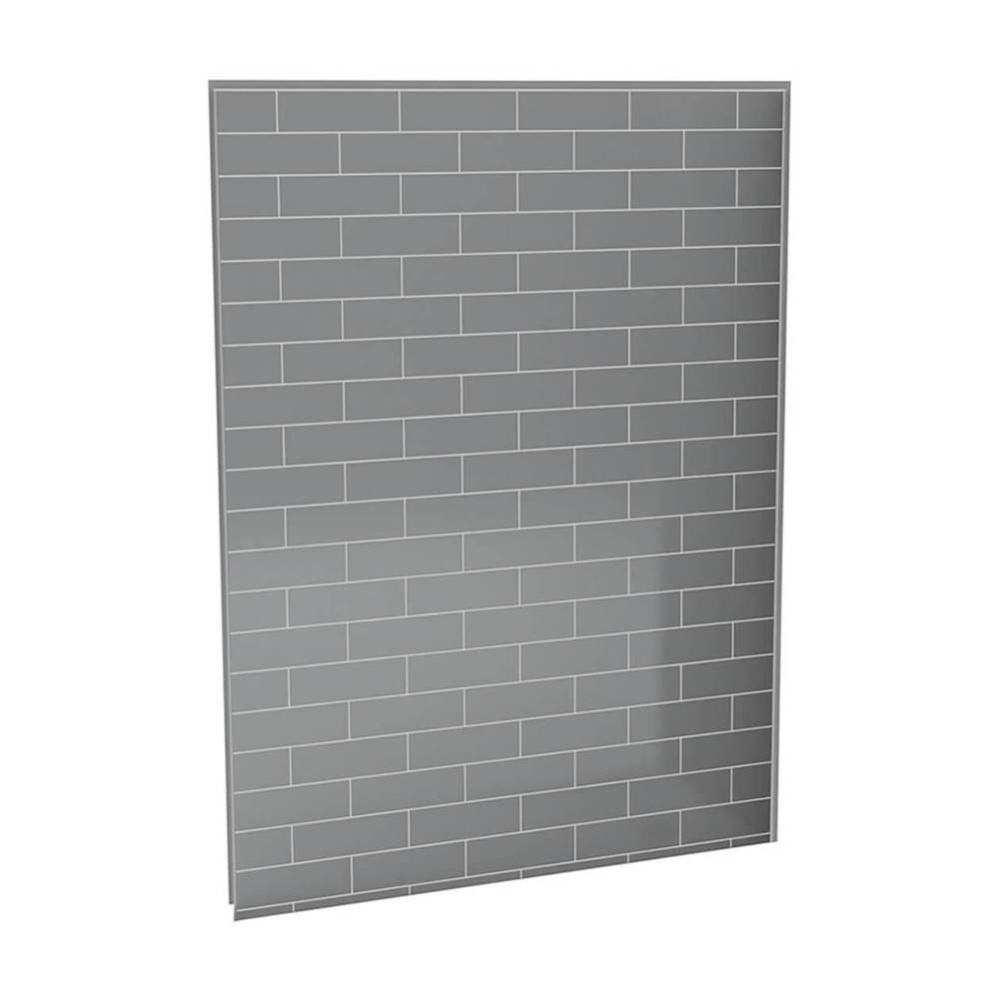 Utile 60 in. Composite Direct-to-Stud Back Wall in Metro Ash Grey