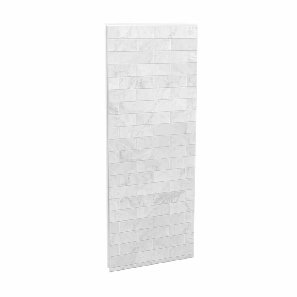 Utile 36 in. Composite Direct-to-Stud Side Wall in Marble Carrara