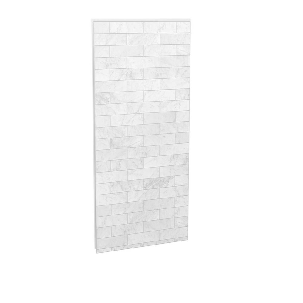 Utile 36 in. Composite Direct-to-Stud Back Wall in Marble Carrara