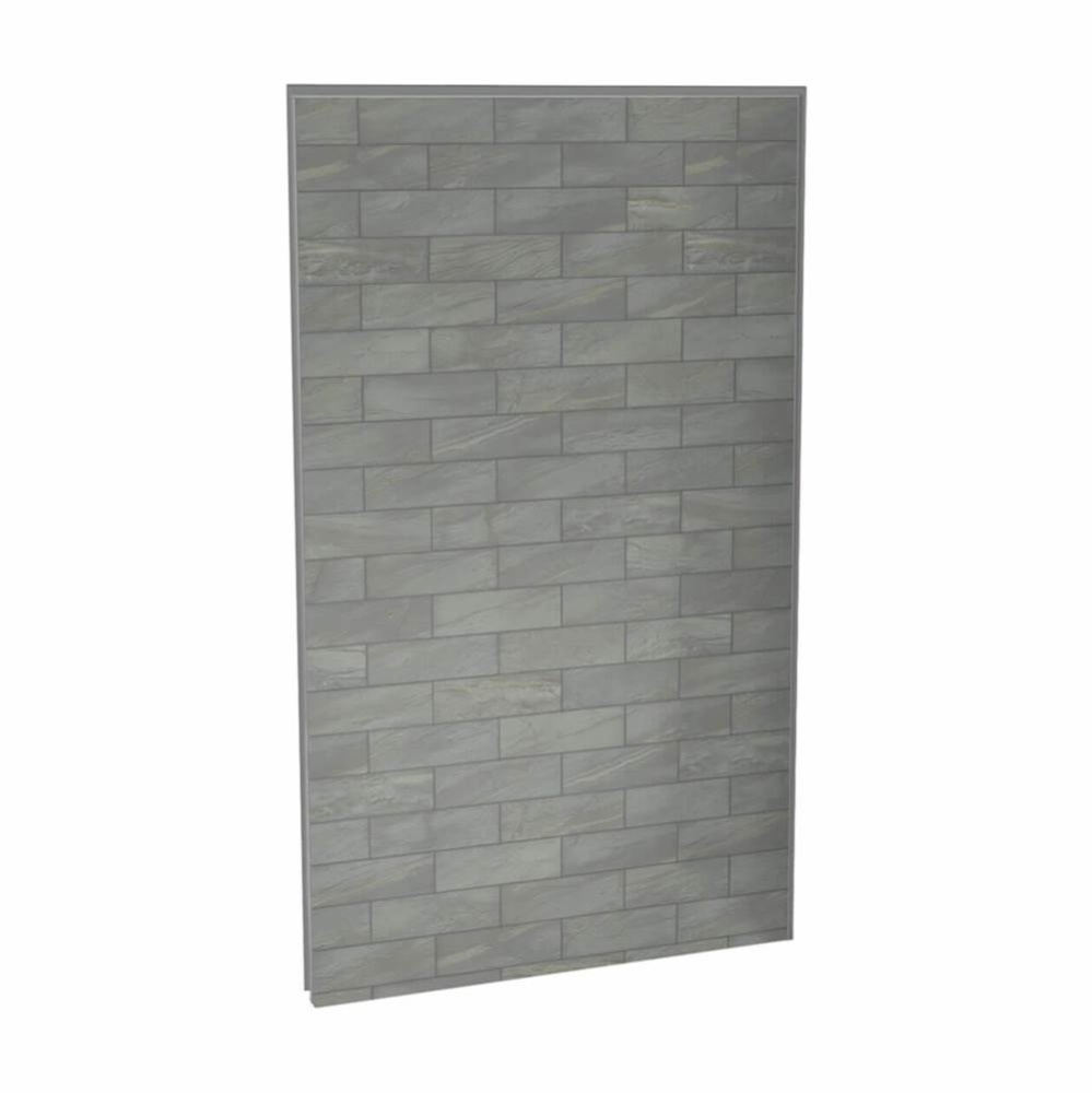 Utile 48 in. Composite Direct-to-Stud Back Wall in Organik Clay