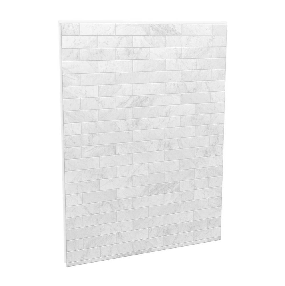 Utile 60 in. Composite Direct-to-Stud Back Wall in Marble Carrara