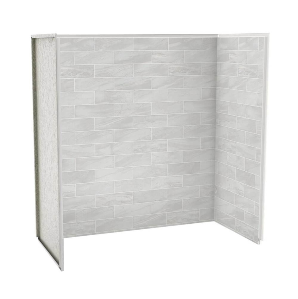 Utile 6030 Composite Direct-to-Stud Three-Piece Tub Wall Kit in Organik Permafrost