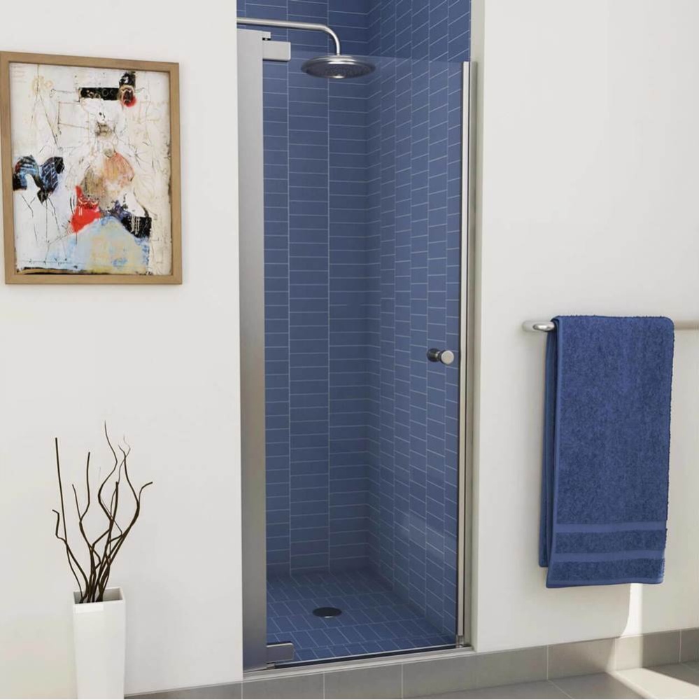 Madono 28.5-30.5 x 67 in. 6 mm Pivot Shower Door for Alcove Installation with Clear glass in Chrom