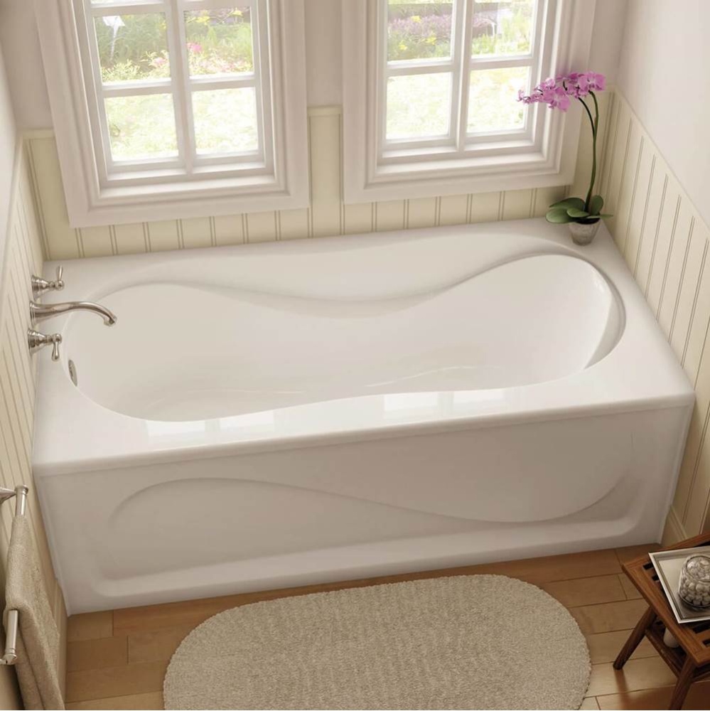 Cocoon 6030 IFS Acrylic Alcove Left-Hand Drain Bathtub in White