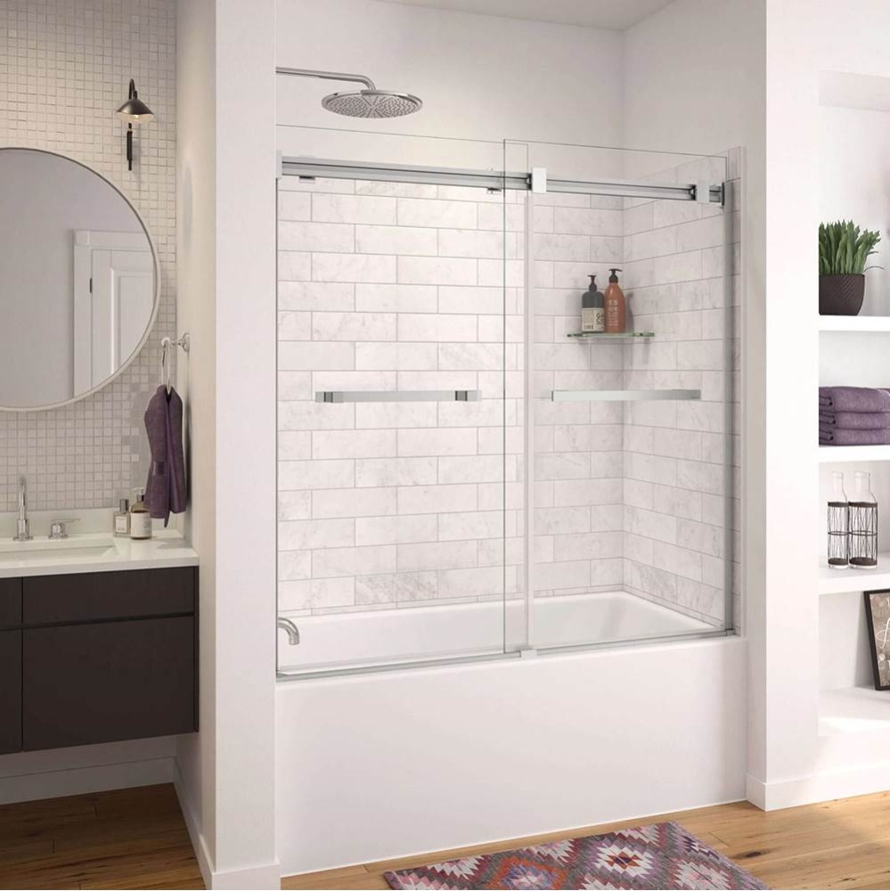 Nomad 6030 AcrylX Alcove Left-Hand Drain Bathtub in White