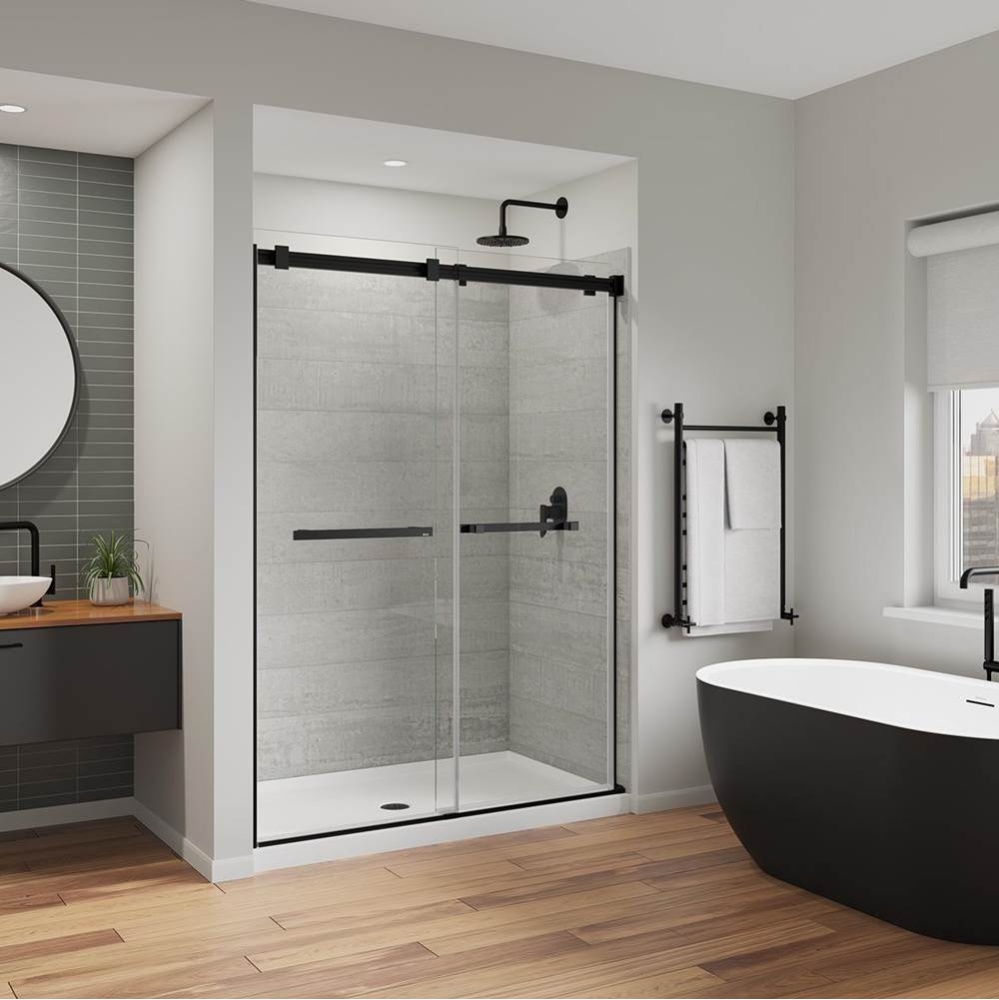 Duel Alto 56-59 X 78 in. 8mm Bypass Shower Door for Alcove Installation with GlassShield® gla