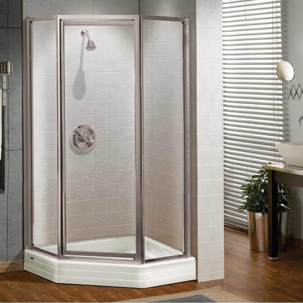 Silhouette Neo-angle 38 x 38 x 70 in. Pivot Shower Door for Corner Installation with Clear glass i
