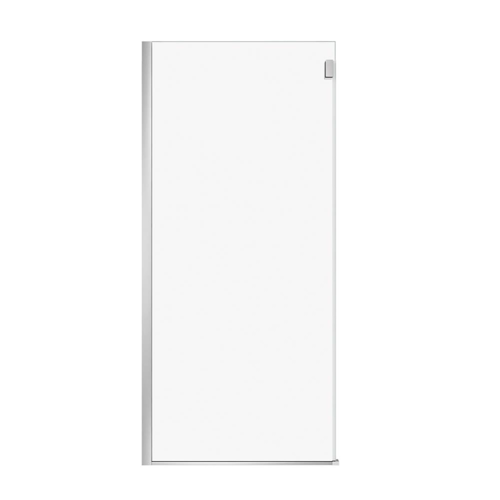 Duel Alto Return Panel for 36 in. Base with Clear glass in Chrome