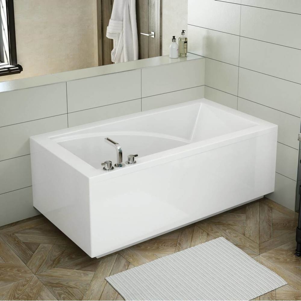 ModulR 6032 (With Armrests) Acrylic Corner Right Left-Hand Drain Bathtub in White