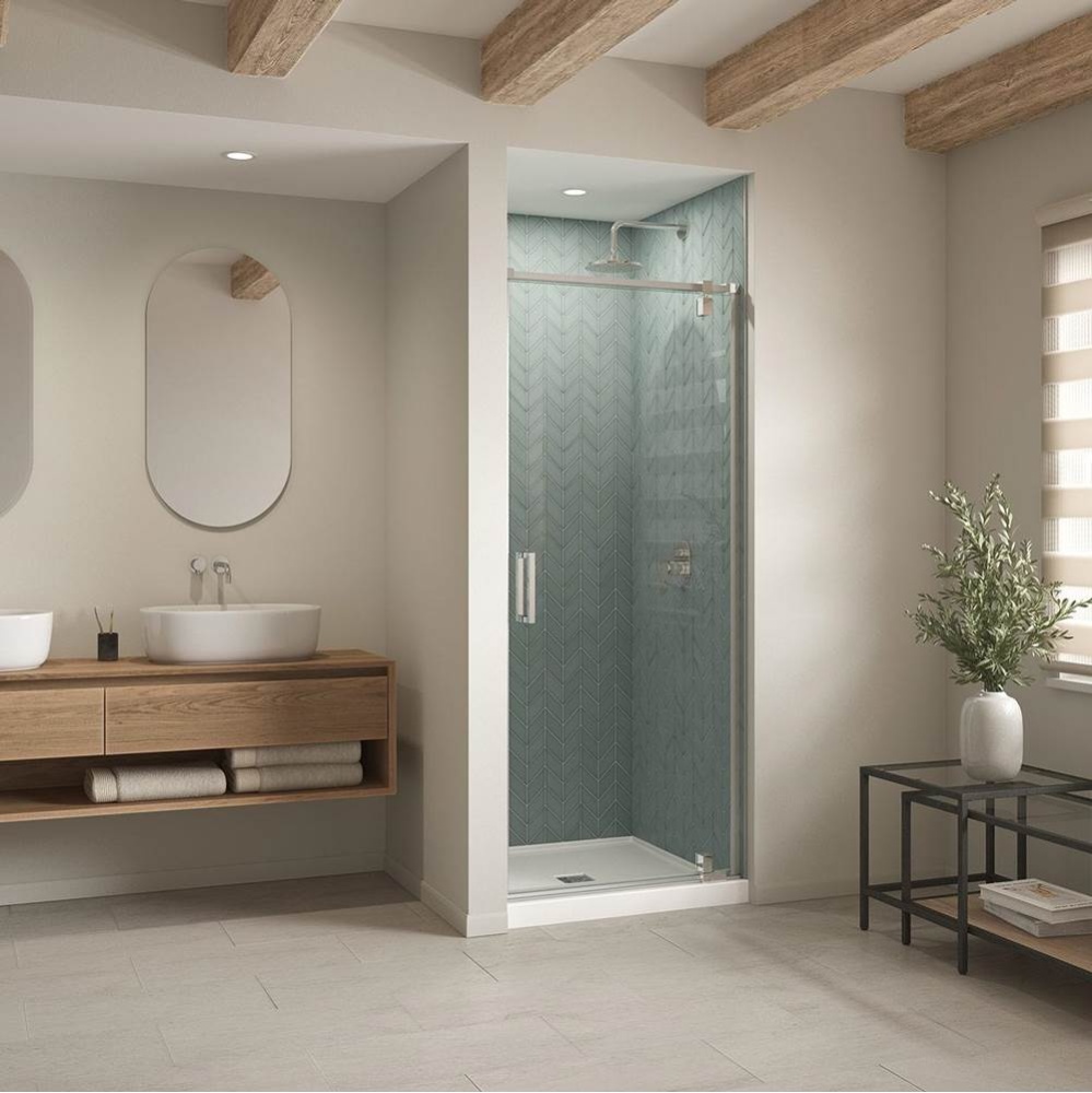 B3X 3636 Acrylic Alcove Shower Base with Center Drain in White