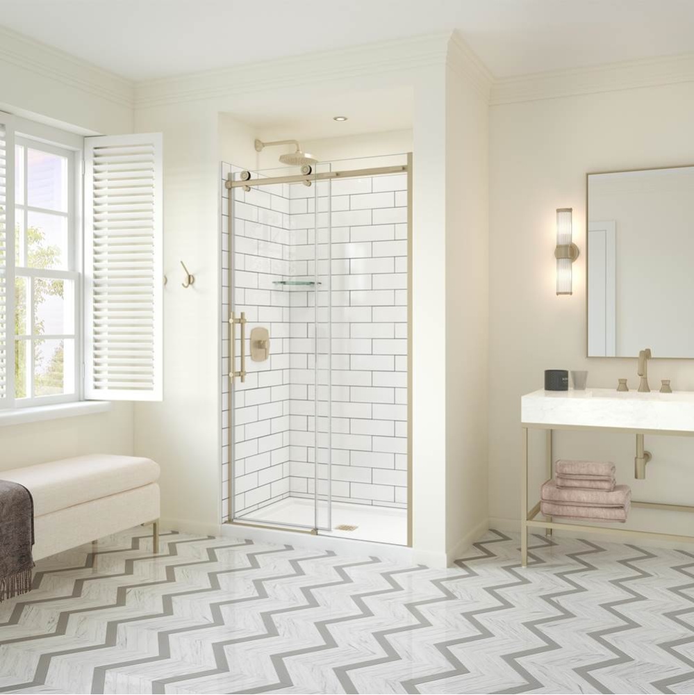 Odyssey SC 45-47 ½ x 78in. 8 mm Sliding Shower Door for Alcove Installation with Clear Glass