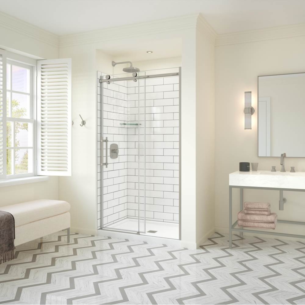 Odyssey SC 45-47 ½ x 78in. 8 mm Sliding Shower Door for Alcove Installation with Clear Glass