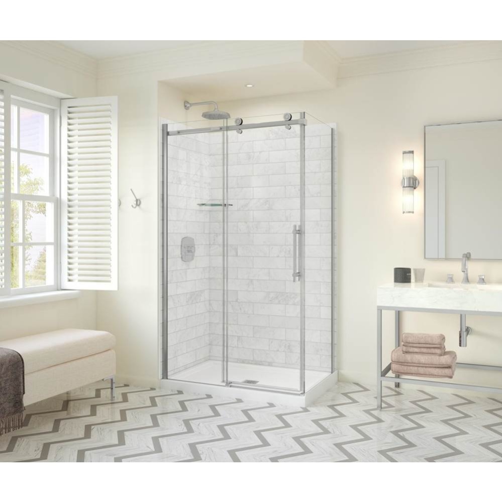 Odyssey SC 48'' x 32'' x 78'' 8mm Sliding Shower Door for Corner Ins