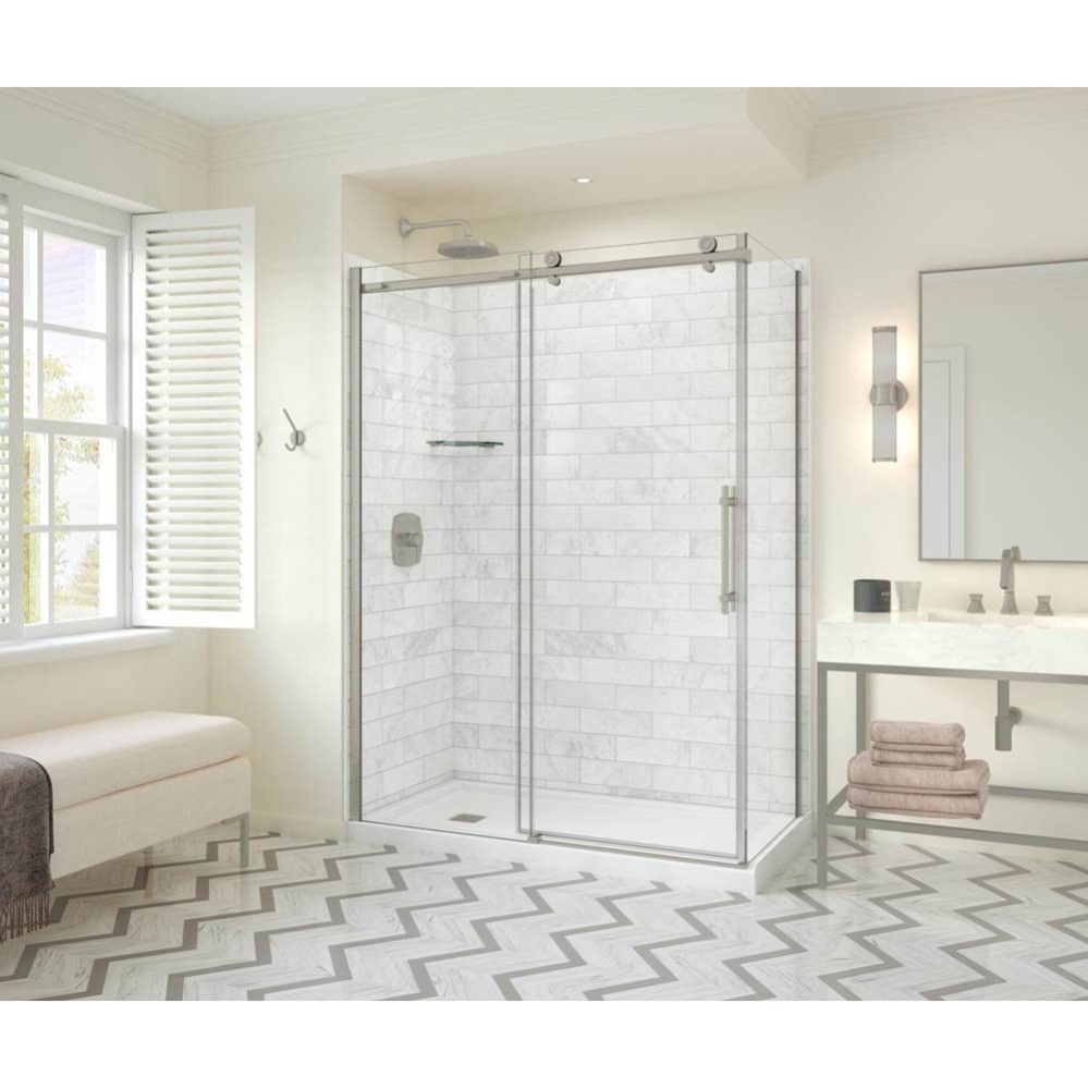 Odyssey SC 60'' x 32'' x 78'' 8mm Sliding Shower Door for Corner Ins
