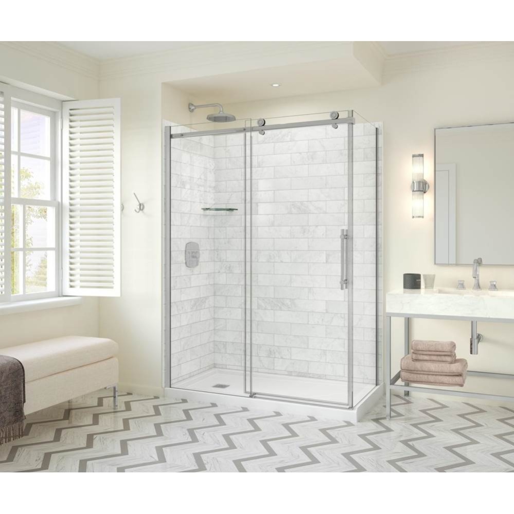 Odyssey SC 60'' x 32'' x 78'' 8mm Sliding Shower Door for Corner Ins