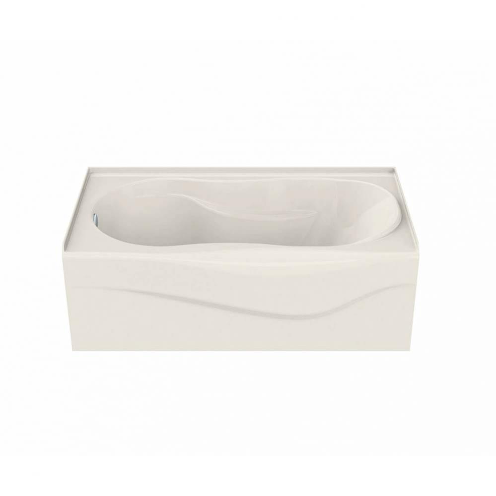 Murmur A 59.875 in. x 33.375 in. Alcove Bathtub with 10 microjets System Left Drain in Biscuit