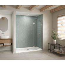 Maax Canada 420042-501-001-000 - B3Square 7236 Acrylic Alcove Shower Base in White with Center Drain