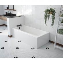 Maax Canada 106815-000-002-002 - Mackenzie Corner Access 6030 AcrylX Corner Right-Hand Drain Bathtub in White