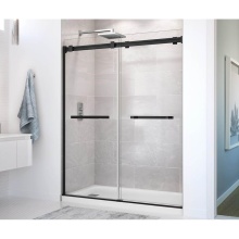 Maax Canada 136272-900-340-000 - Duel 56-58.5 x 70.5-74 in. 8mm Bypass Shower Door for Alcove Installation with Clear glass in Matt