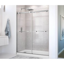 Maax Canada 136272-900-084-000 - Duel 56-58.5 x 70.5-74 in. 8mm Bypass Shower Door for Alcove Installation with Clear glass in Chro