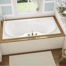 Maax Canada 101227-109-001-100 - Cambridge 72 x 36 Acrylic Drop-in Center Drain Combined Hydrosens and Aerosens Bathtub in White