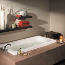 Maax Canada 102786-000-001-000 - Aiiki 7236 Acrylic Drop-in End Drain Bathtub in White