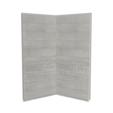 Maax Canada 103388-304-516-000 - Utile 3636 Composite Direct-to-Stud Two-Piece Corner Shower Wall Kit in Factory Rough Vapor