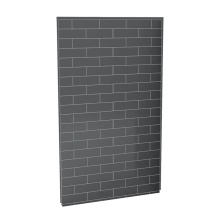 Maax Canada 103411-301-019-000 - Utile 48 in. Composite Direct-to-Stud Back Wall in Metro Thunder Grey