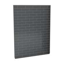 Maax Canada 103412-301-019-000 - Utile 60 in. Composite Direct-to-Stud Back Wall in Metro Thunder Grey