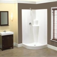 Maax Canada 105222-000-002-000 - Galaxie II 36.75 in. x 36.75 in. x 78.75 in. 1-piece Shower with No Seat, Center Drain in White