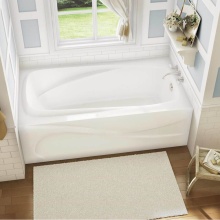 Maax Canada 105231-000-001-002 - Santorini 60 x 32 Acrylic Alcove Right-Hand Drain Bathtub in White