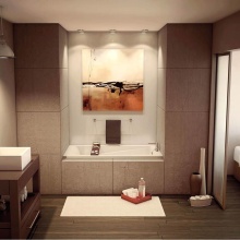 Maax Canada 105467-109-001-102 - New Town 6032 IF Acrylic Alcove Left-Hand Drain Combined Hydrosens and Aerosens Bathtub in White