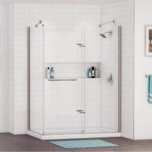 Maax Canada 105594-000-001-001 - Rectangular Base 6036 3 in. Acrylic Corner Left or Right Shower Base with Left-Hand Drain in White