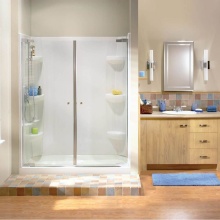 Maax Canada 105664-000-001-000 - Rectangular Base 6036 3 in. Acrylic Alcove Shower Base with Center Drain in White