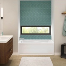 Maax Canada 106176-001-001-101 - Exhibit IFS AFR 59.875 in. x 42 in. Alcove Bathtub with Whirlpool System Right Drain in White