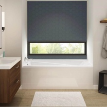 Maax Canada 106239-L-001-001 - Exhibit IF DTF 71.875 in. x 32 in. Alcove Bathtub with Whirlpool System Left Drain in White