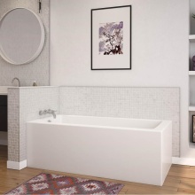 Maax Canada 106826-000-002-102 - Nomad Corner 6032 AFR AcrylX Corner Right-Hand Drain Bathtub in White