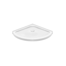 Maax Canada 106888-000-001-100 - Round Base 36 3 in. 36 x 36 Acrylic Corner Left or Right Shower Base with Corner Drain in White