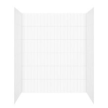 Maax Canada 107181-000-270-000 - Versaline 60 in. Alcove Wall Kit - Vertical in White