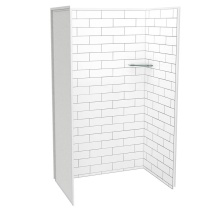 Maax Canada 107460-301-526-000 - Utile 4836 Composite Direct-to-Stud Three-Piece Alcove Shower Wall Kit in Metro Tux