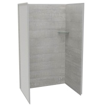 Maax Canada 107460-304-516-000 - Utile 4836 Composite Direct-to-Stud Three-Piece Alcove Shower Wall Kit in Factory Rough Vapor