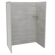 Maax Canada 107464-304-516-000 - Utile 6036 Composite Direct-to-Stud Three-Piece Alcove Shower Wall Kit in Factory Rough Vapor