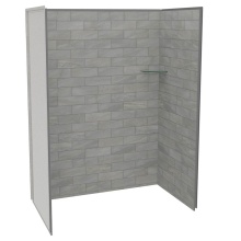 Maax Canada 107464-312-505-000 - Utile 6036 Composite Direct-to-Stud Three-Piece Alcove Shower Wall Kit in Organik Clay