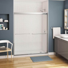 Maax Canada 134675-900-084-000 - Kameleon SC 55-59 x 71 in. 8 mm Bypass Shower Door for Alcove Installation with Clear glass in Chr