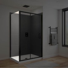 Maax Canada 135239-900-340-000 - Connect Pro Return Panel for 32 in. Base with Clear glass in Matte Black