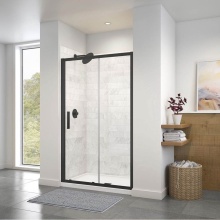 Maax Canada 135241-900-340-000 - Connect 43.5-45 x 72 in. 6mm Sliding Shower Door for Alcove Installation with Clear glass in Matte